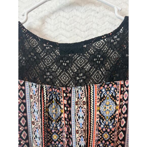 BN #8 Joe B romper, size small Boho/Tribal Print Short Sleeve Romper - Picture 2 of 6